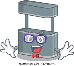 Geek trade stand in the character shape