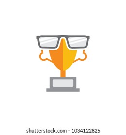 Geek Trophy Logo Icon Design