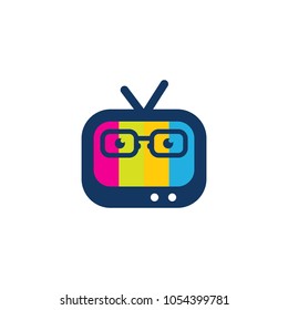 Geek Tv Logo Icon Design