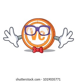 Geek Veritaseum coin character cartoon