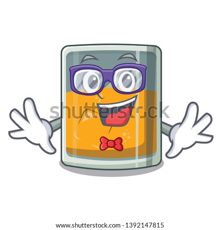 Geek whiskey islated with in the character