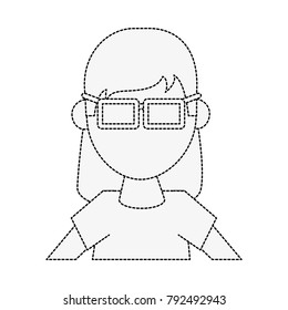 Geek woman avatar
