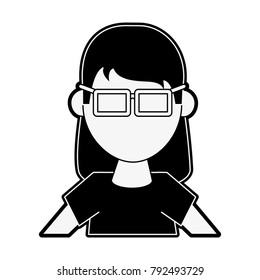 Geek woman avatar
