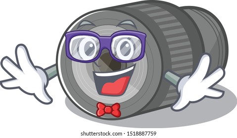 Geek zoom lens in a cartoon bag