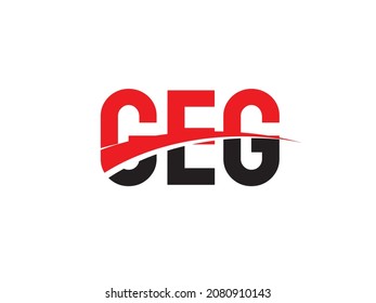 GEG Letter Initial Logo Design Vektorgrafik