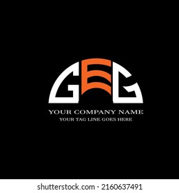 GEG letter logo creative design with vector graphic