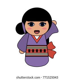 Geisha cartoon avatar