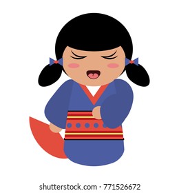 Geisha cartoon avatar