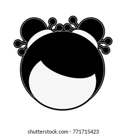 Geisha cartoon avatar