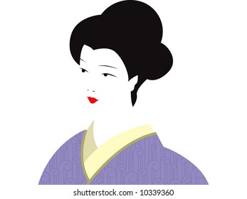 geisha illustration