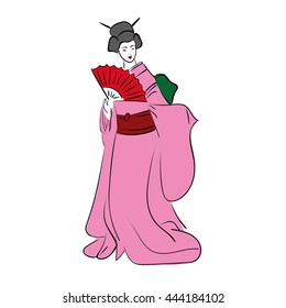 Geisha illustration