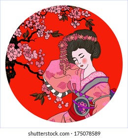 geisha. Japanese Woman