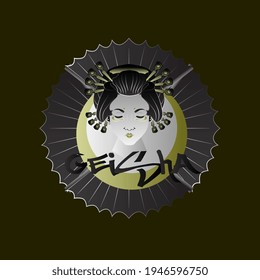 geisha is mean women design for sukajan is mean japan traditional cloth or t-shirt with digital hand drawn Embroidery Men T-shirts Summer Casual Short Sleeve Hip Hop T Shirt Streetwear logo