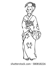 Geisha  vector