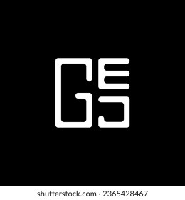 GEJ letter logo vector design, GEJ simple and modern logo. GEJ luxurious alphabet design  