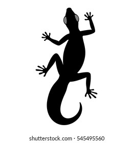 Gekko silhouette vector