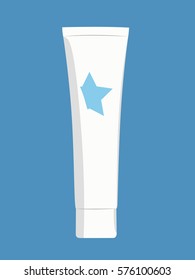 Gel cleanser realistic vector illustration isolated