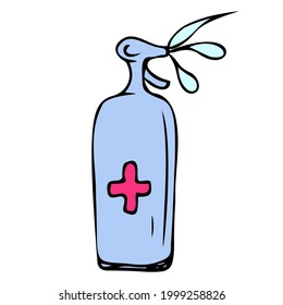 gel for disinfection of hands from bacteria and viruses