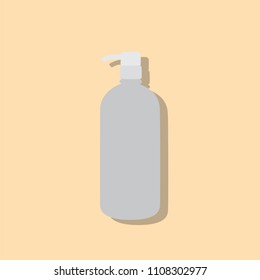 Gel dispenser icon, vector illustration design. Barbershop objects collection.