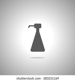 gel foam or liquid pump icon