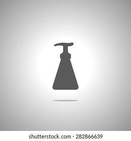 gel foam or liquid pump plastic bottle