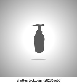 gel foam or liquid pump plastic bottle