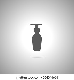 gel foam or liquid pump plastic bottle