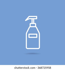 Gel, foam or liquid soap dispenser pump plastic bottle.Vector  i