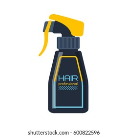 Gel foam or liquid soap dispenser pump plastic hair shampoo bottle design and healthy hygiene scented treatment lotion cream vector illustration.