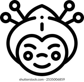 icono de gel. Diseño De Estilo Lineal Delgado Aislado Sobre Fondo Blanco
