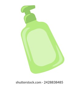 Gel for intimate hygiene. Women's intimate health item. Simple vector flat illustration.