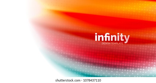 Gel jelly fluid flowing liquid rainbow style colours, wave abstract background, modern minimal colorful design. Vector illustration