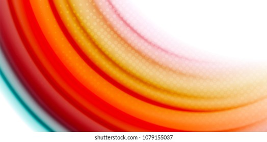 Gel jelly fluid flowing liquid rainbow style colours, wave abstract background, modern minimal colorful design. Vector illustration