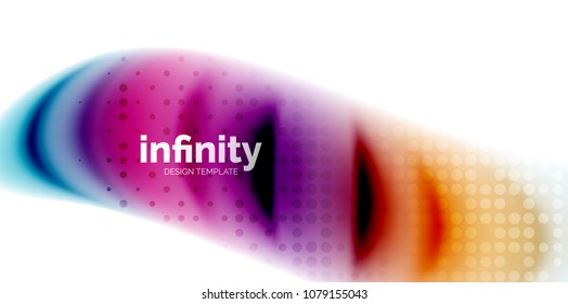 Gel jelly fluid flowing liquid rainbow style colours, wave abstract background, modern minimal colorful design. Vector illustration