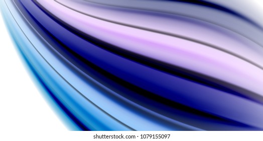 Gel jelly fluid flowing liquid rainbow style colours, wave abstract background, modern minimal colorful design. Vector illustration