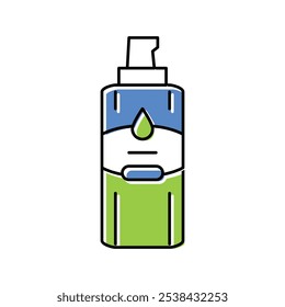 gel moisturizers cream color icon vector. gel moisturizers cream sign. isolated symbol illustration