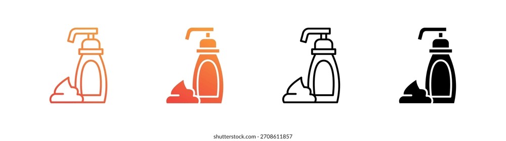 Symbolsatz für Gel-Mehrfachstil