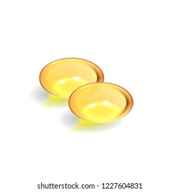 Gel pills, vitamin D, E, Omega3, fish oil