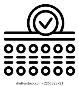 Gel skincare icon outline vector. Cream molecule. Serum skin
