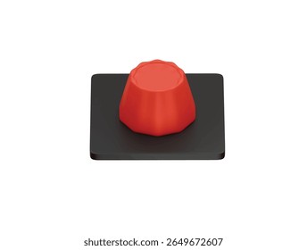 gelatina icon 3d illustration render