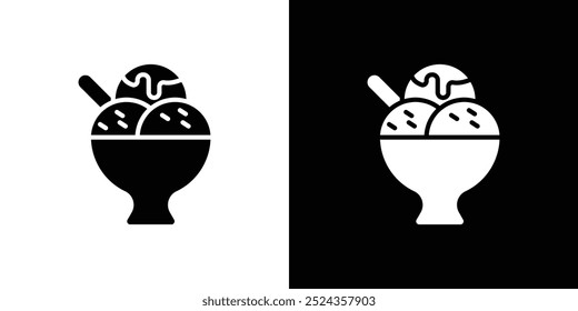 Gelato ice cream icon Art design illustration