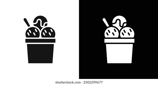 Gelato ice cream icon logo set vector