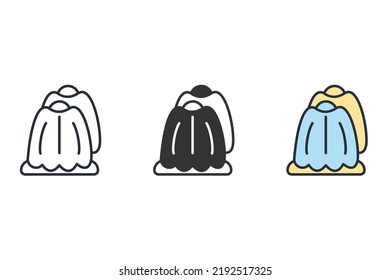 gelato icons  symbol vector elements for infographic web