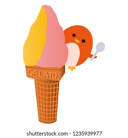 Gelato and penguin