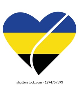 Gelderland heart vector