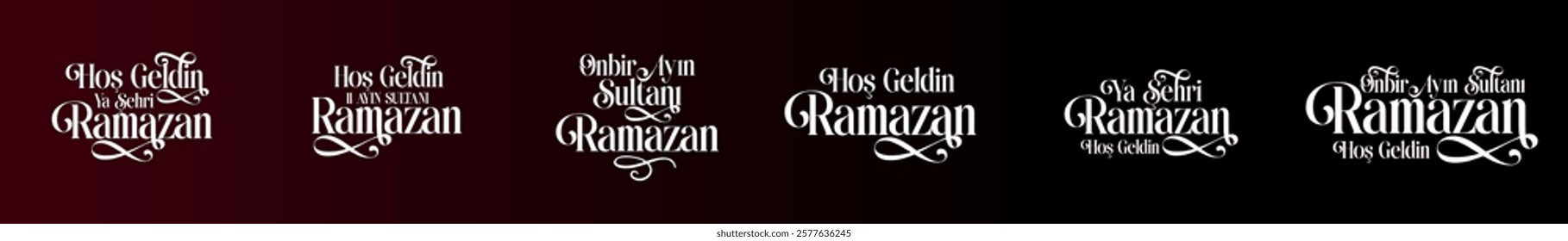 Hoş geldin ya şehri ramazan. 0nbir ayın sultanı ramazan. Hoşgeldin ramazan-ı şerif. Translation: Welcome, oh city of Ramadan. Sultan of 11 months.