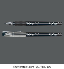 Gelpen illustration drawing vector design artwork