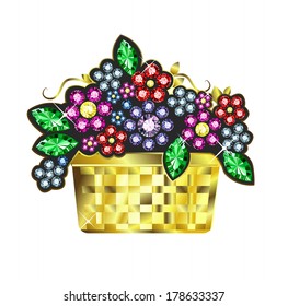 Gem Baskets Of Flowers