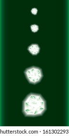 Gem, diamond. Abstract Geometric Colorful Background. Modern screen vector design for mobile app
