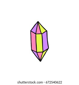 gem doodle icon